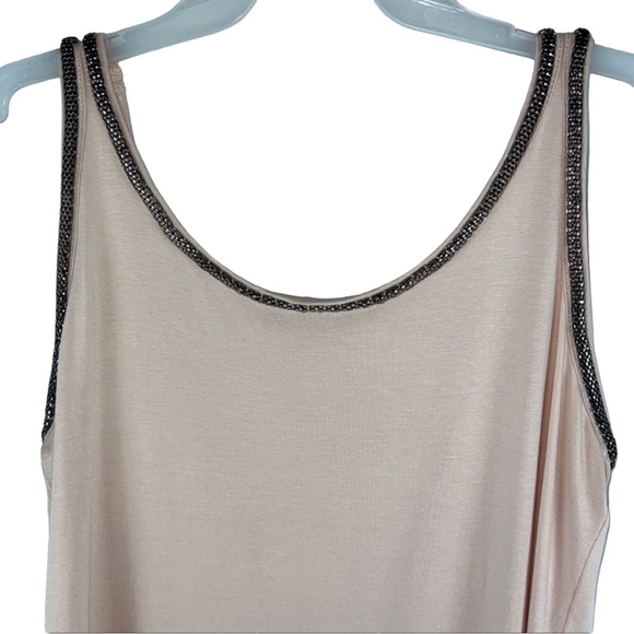 Adrianna Papell Metal Trim Tank Top Sz:M - Picture 4 of 9